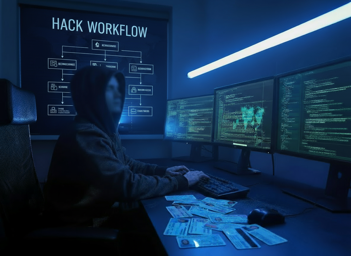 Digital security dashboards and shield icons to show why cybersecurity matters